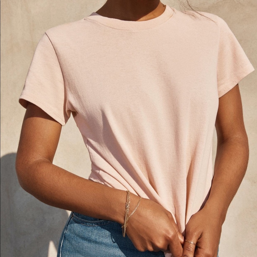 Urban Outfitters Basic Pink Tee